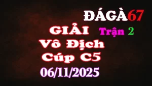 Đá Gà Giải C5: A.8 Tài Xỉu (0đ-đỏ) vs A. CF789 B (0đ-xanh)